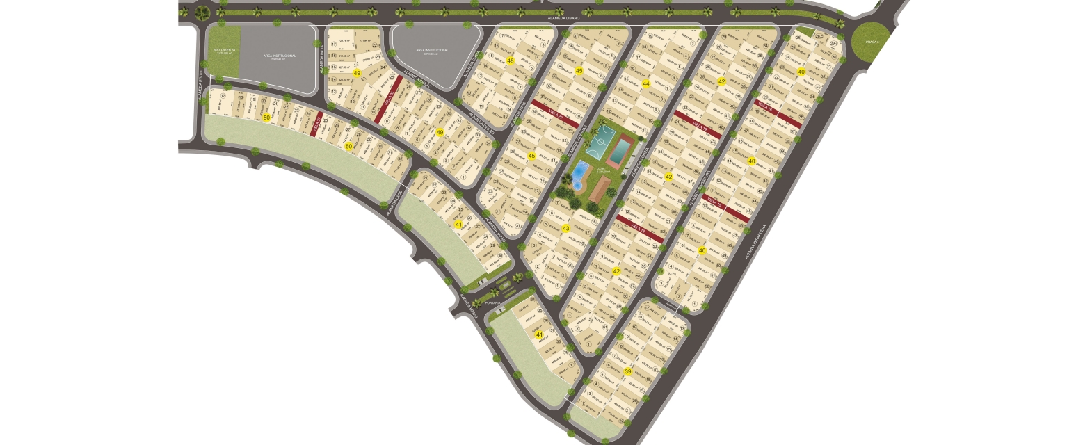 Mapa de Implantação - City Barretos